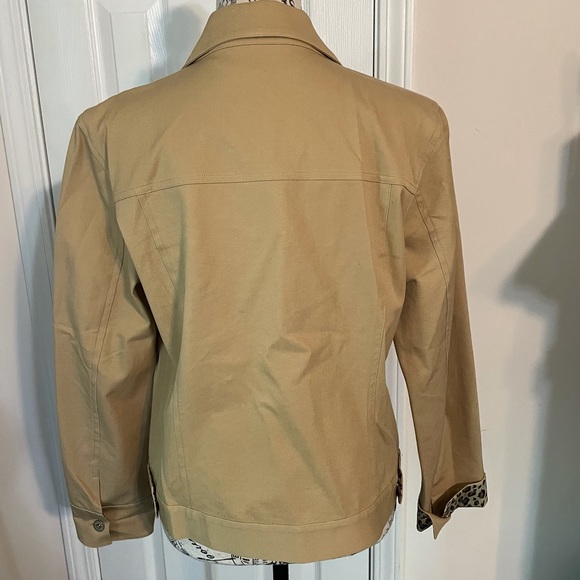 Peck & Peck Collection Coat Size 10 Tan - Picture 3 of 6